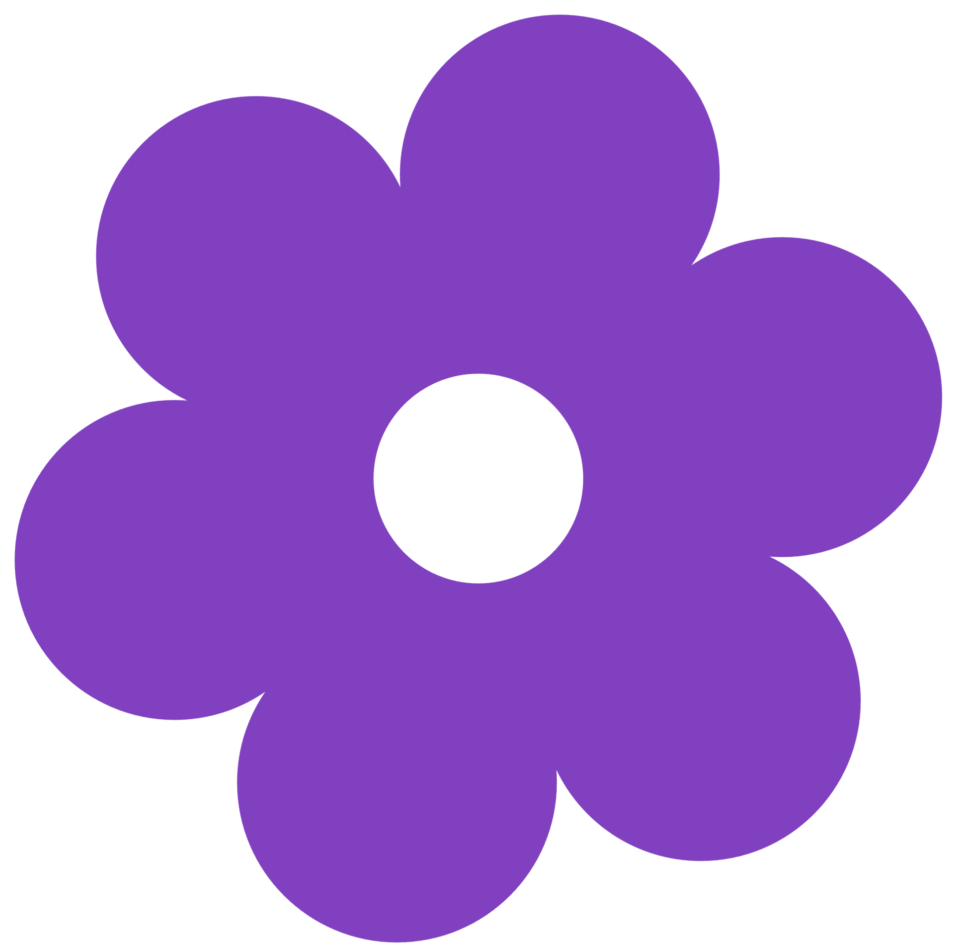 Simple clipart flower picture