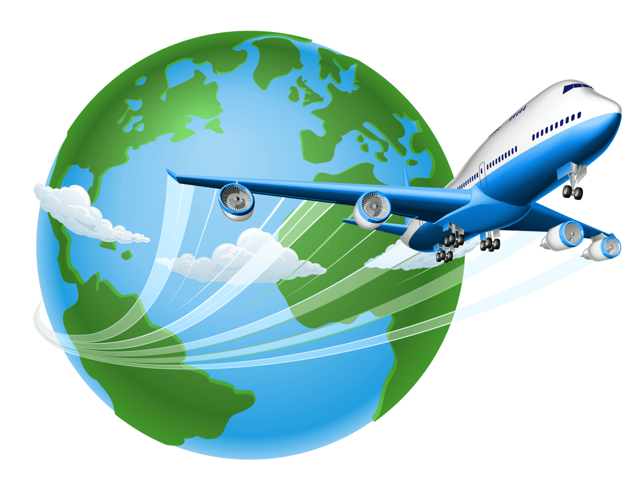 Airplane air trave clipart free