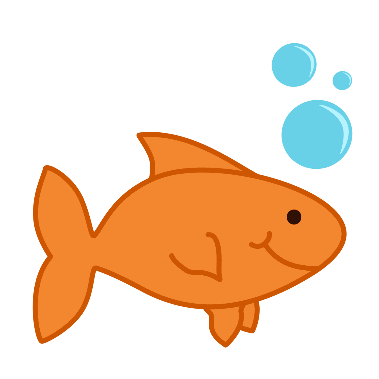 Gold fish clipart clip art