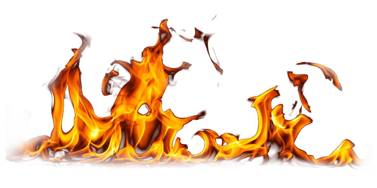 Flame burning ground fire god art clipart photo