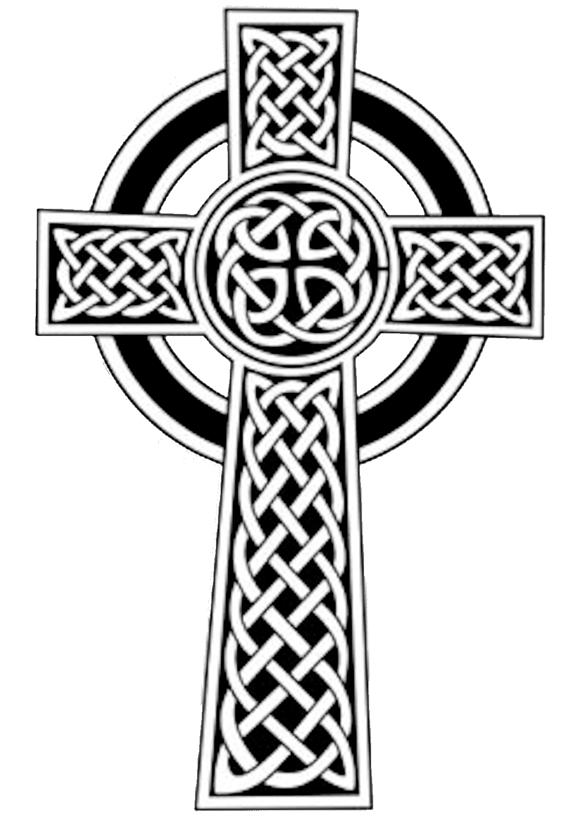 Celtic cross images ker vector ip art line clipart