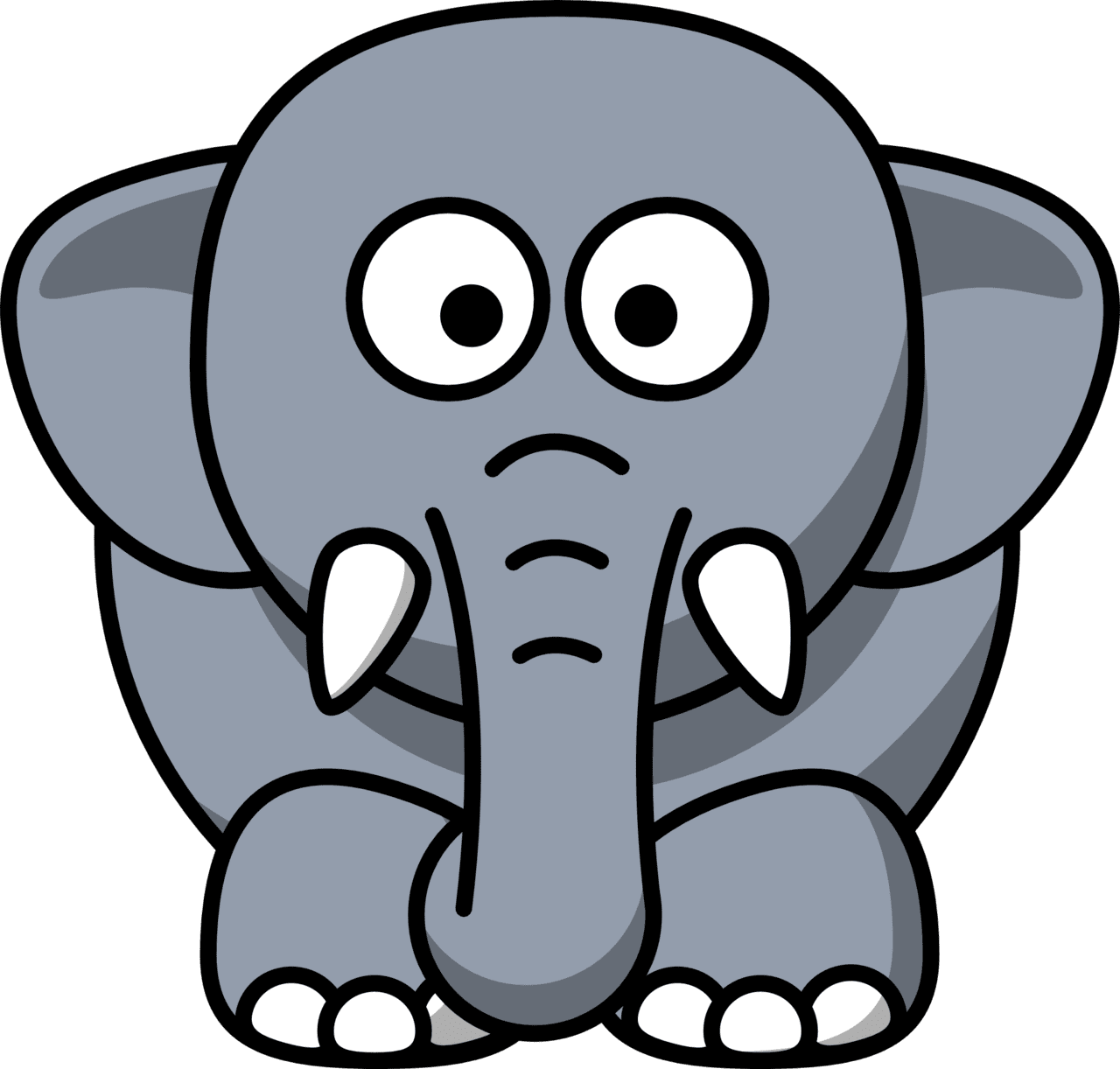 Getting back into working out is as easy eating an elephant description from targitfit searched for this clipart cartoon vector