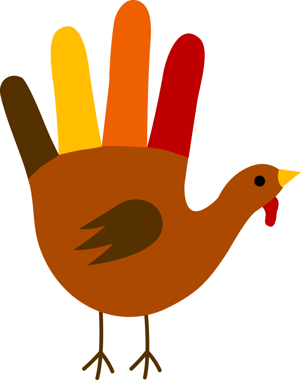 Thanksgiving throwback thursday handmade turkeys clipart clip art