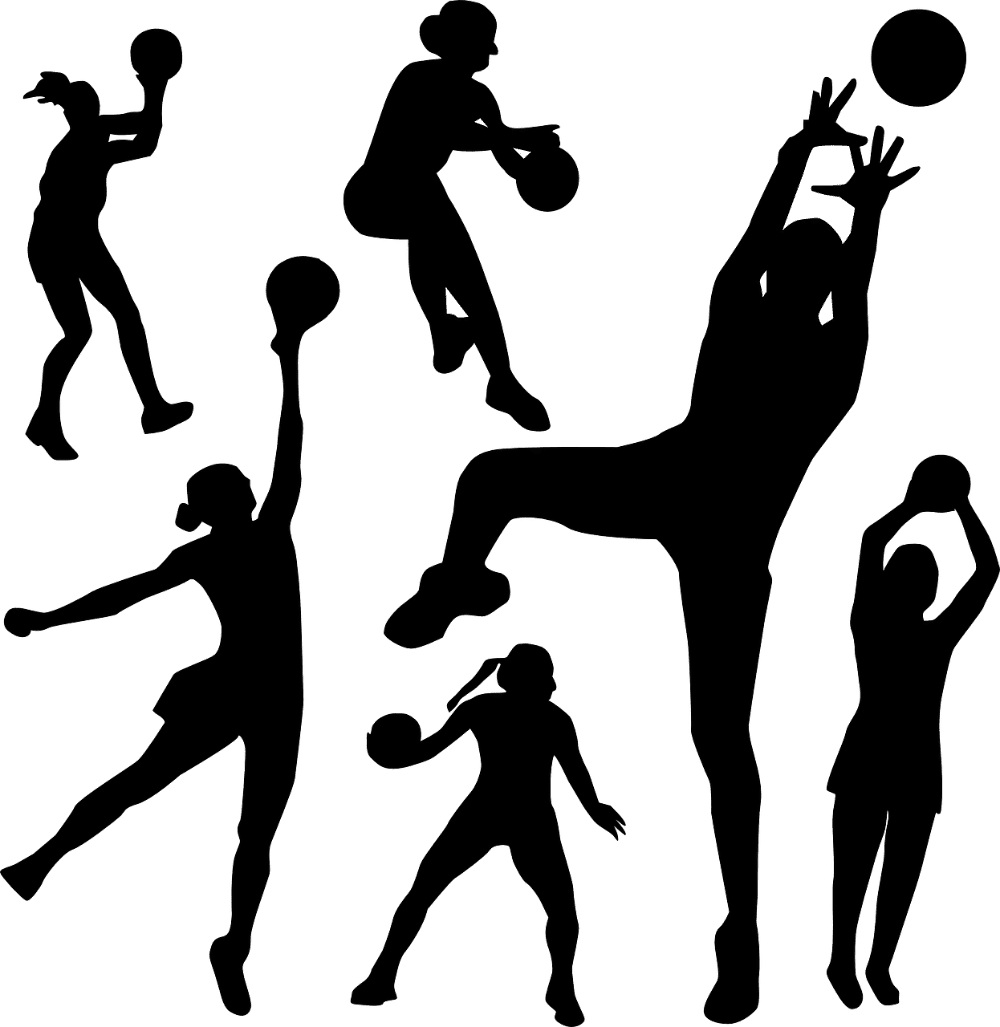 Volleyball handball basketball ball vector graphic netball le clipart