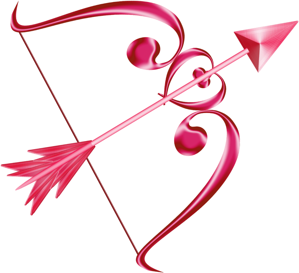 Cupid bow arrow ninagarman toedit clipart full size pinclipart image