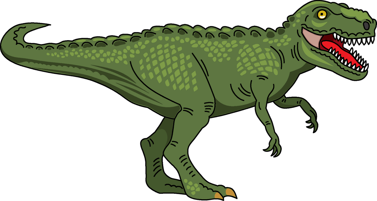 Dinosaur tyrannosaurus vector clipart images creazilla