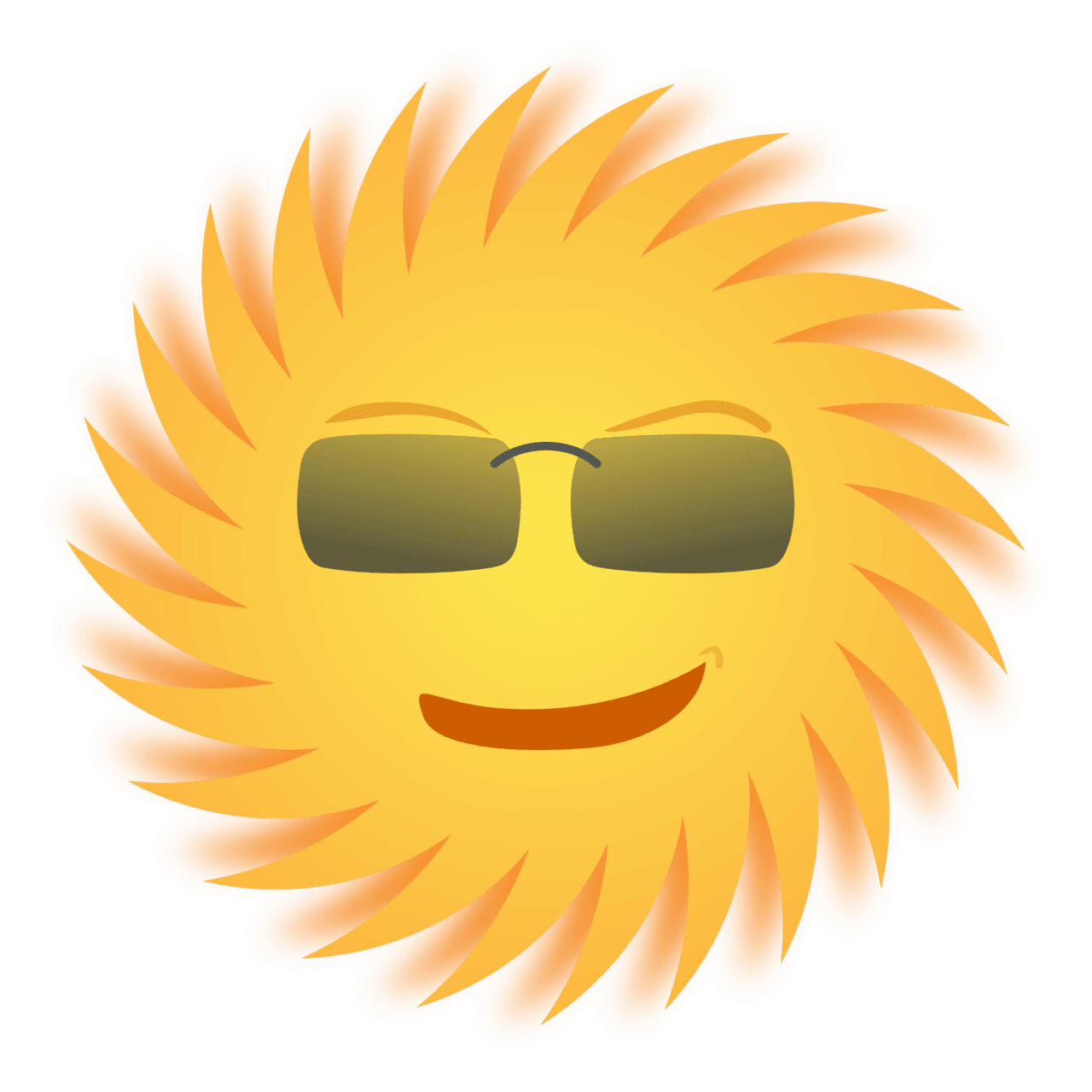 Sun image por do sol arte de vetores clipart