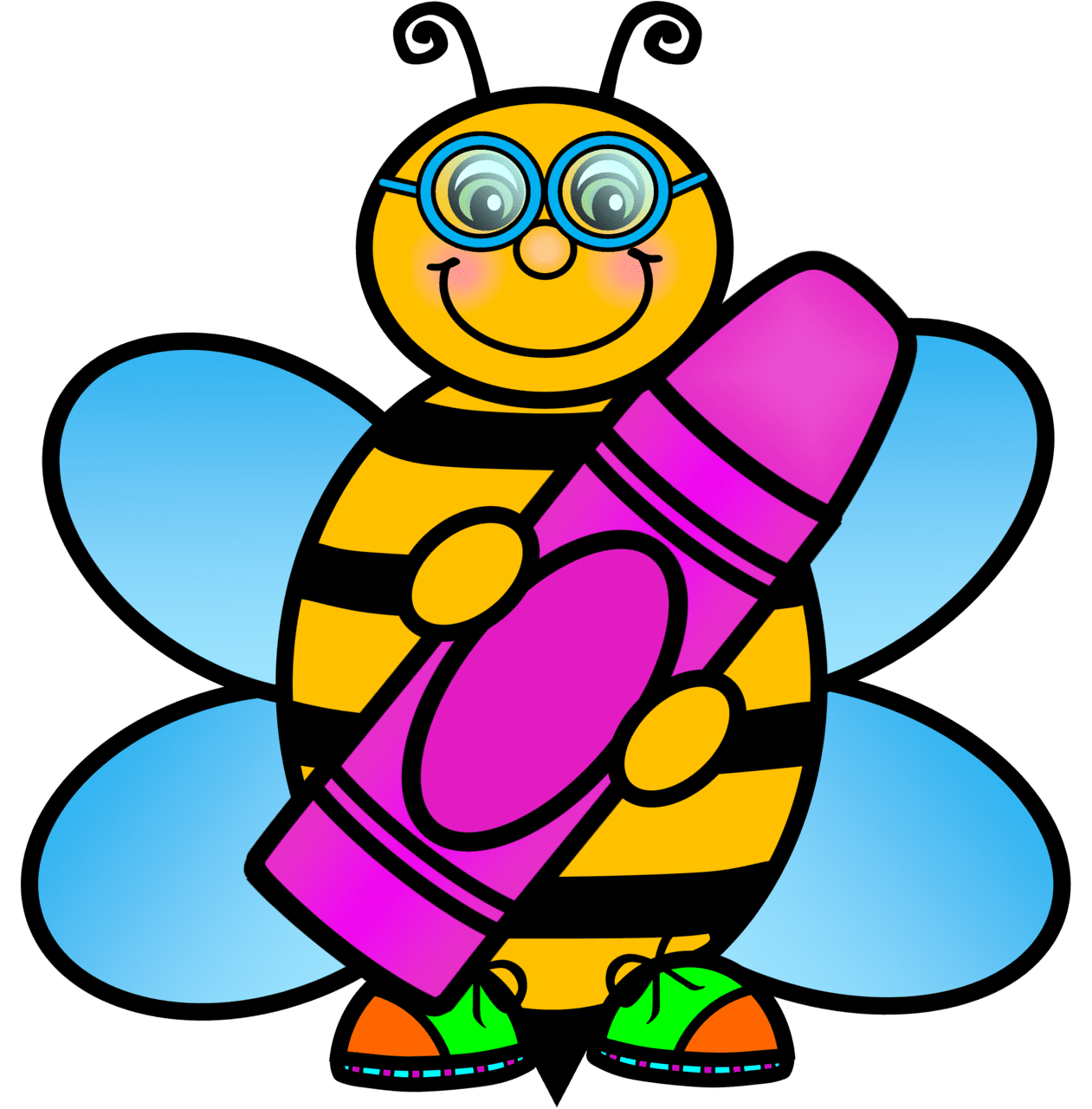 Bee pin page clipart photo