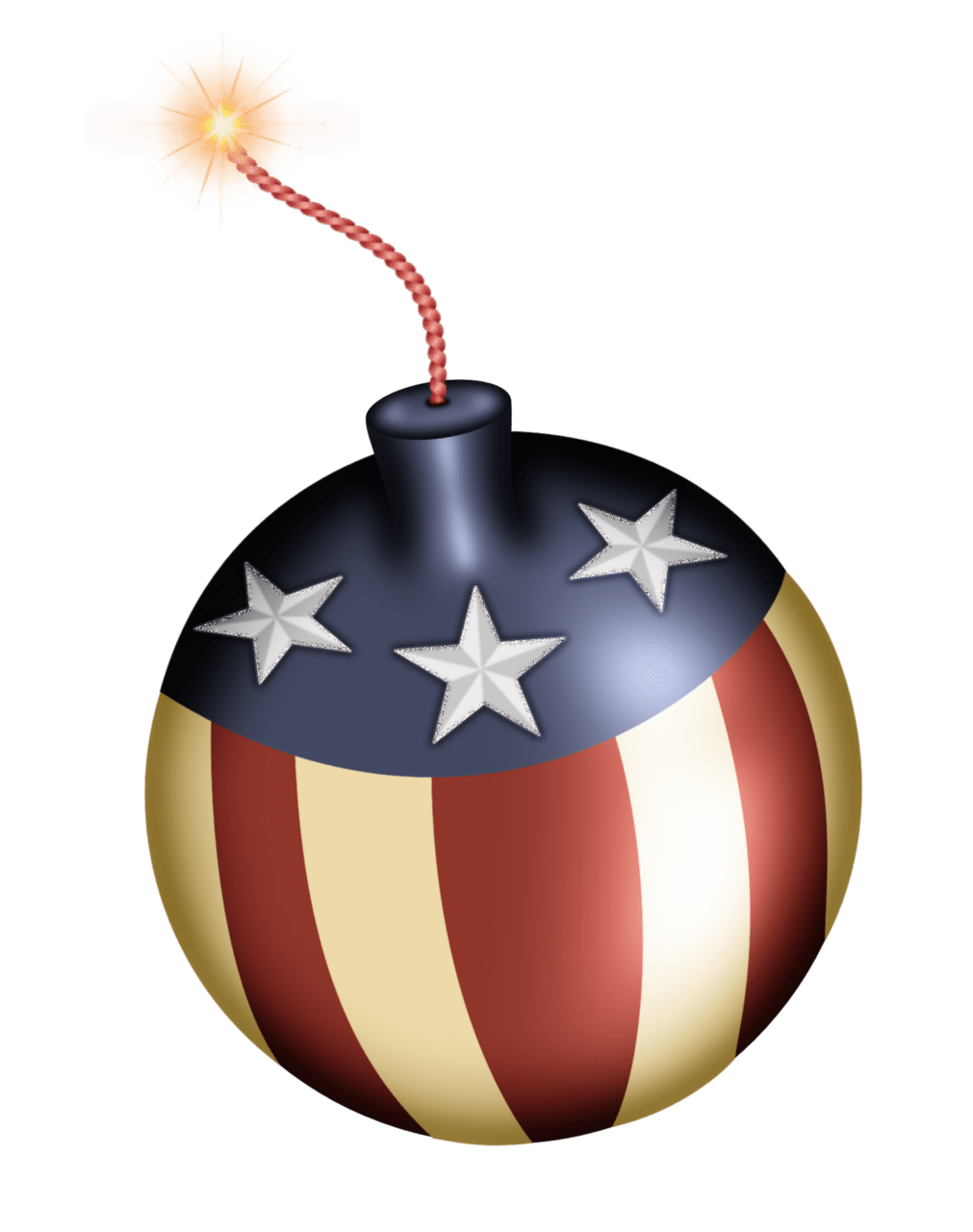 American flag patriotic clipart logo