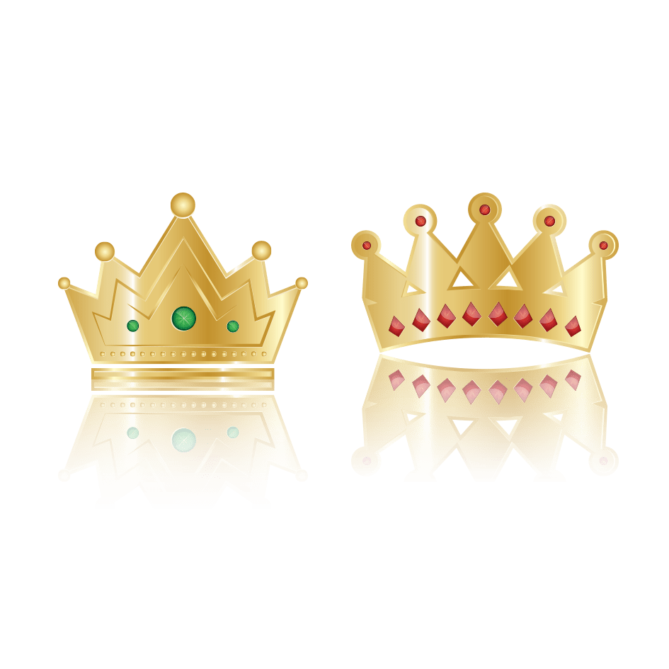 Crown page clipart vector