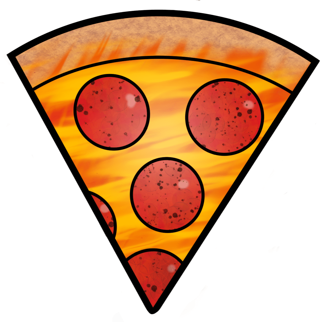 Pizza pin page clipart background