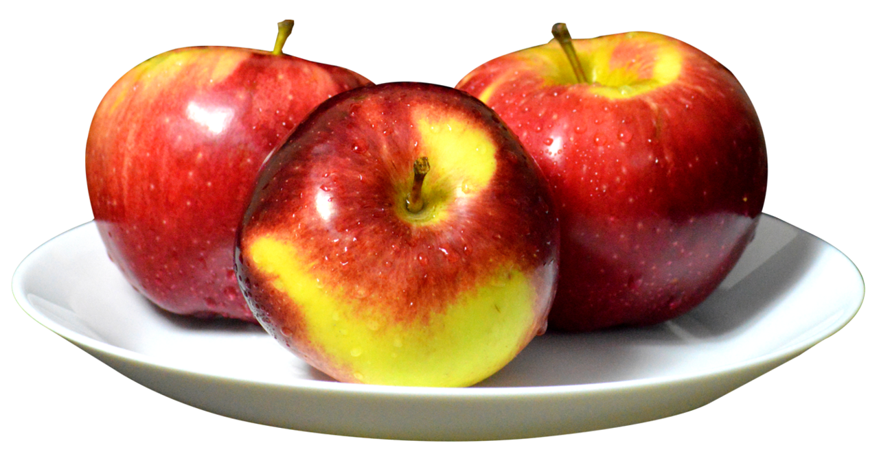 Apple plate image for clipart