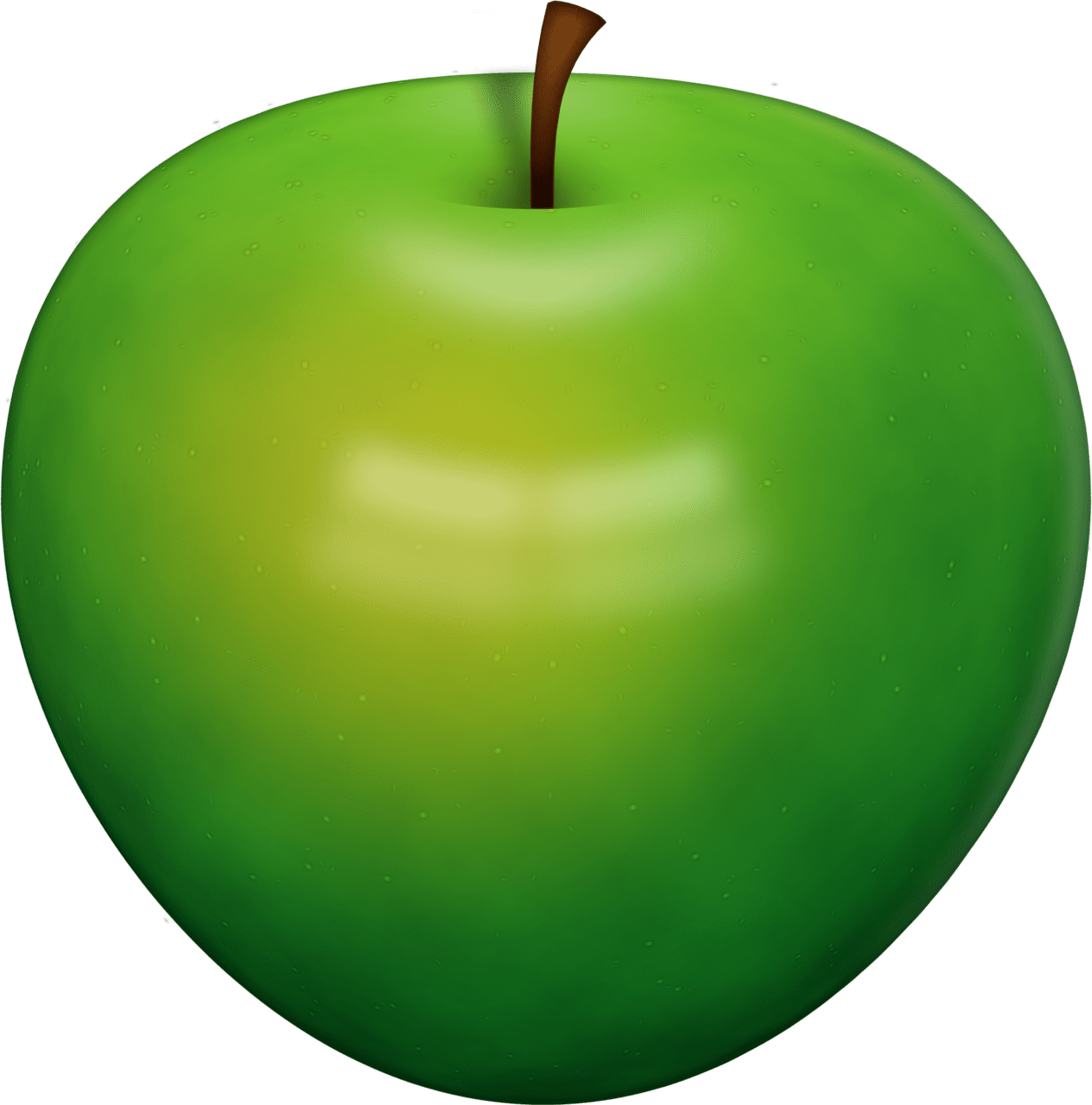 Green apple clipart image