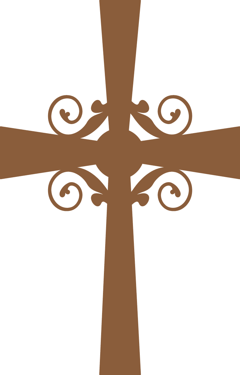 Cross clipart de siluetas primera uni free