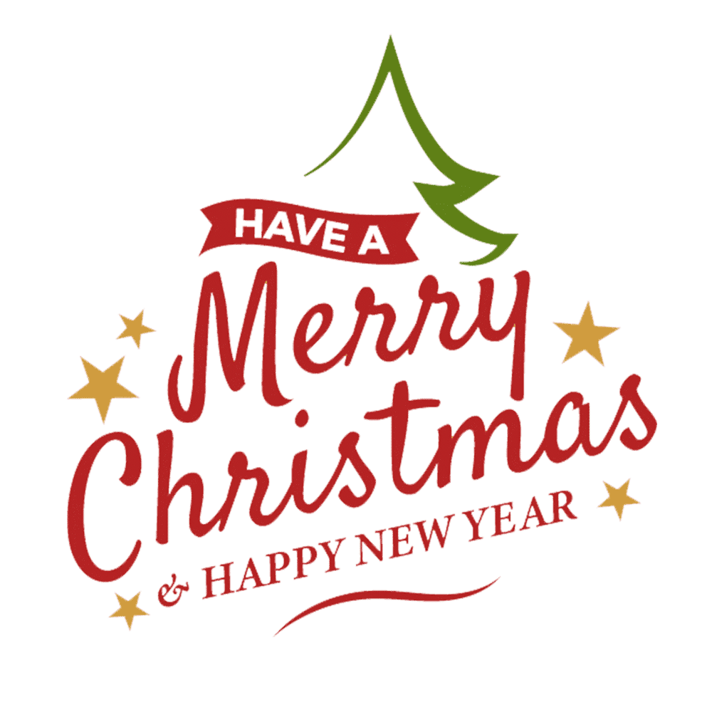 Cute merry christmas clipart for your holiday decorations logo