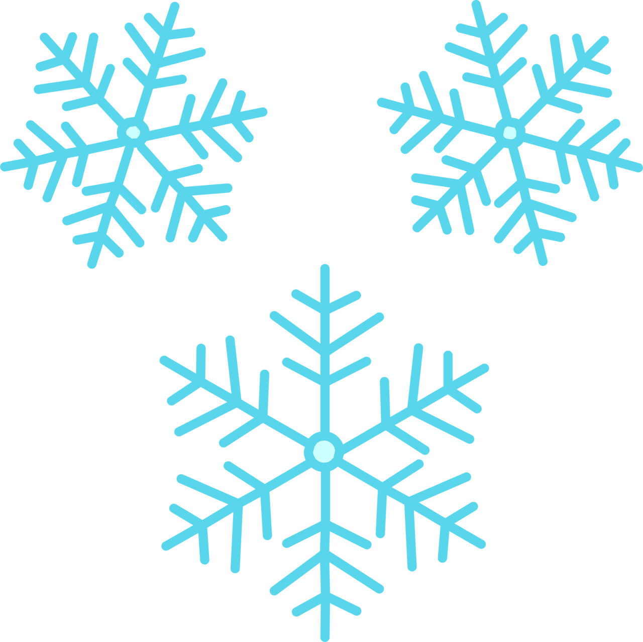 Snowflake pin page clipart clip art