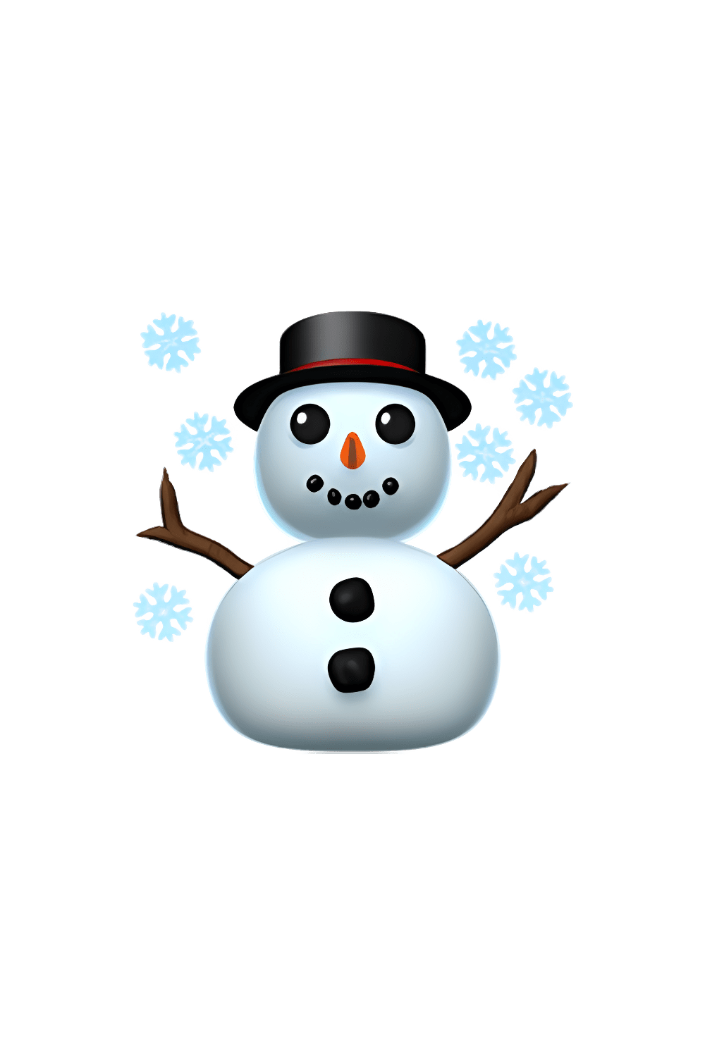 Snowman emoji clipart clip art