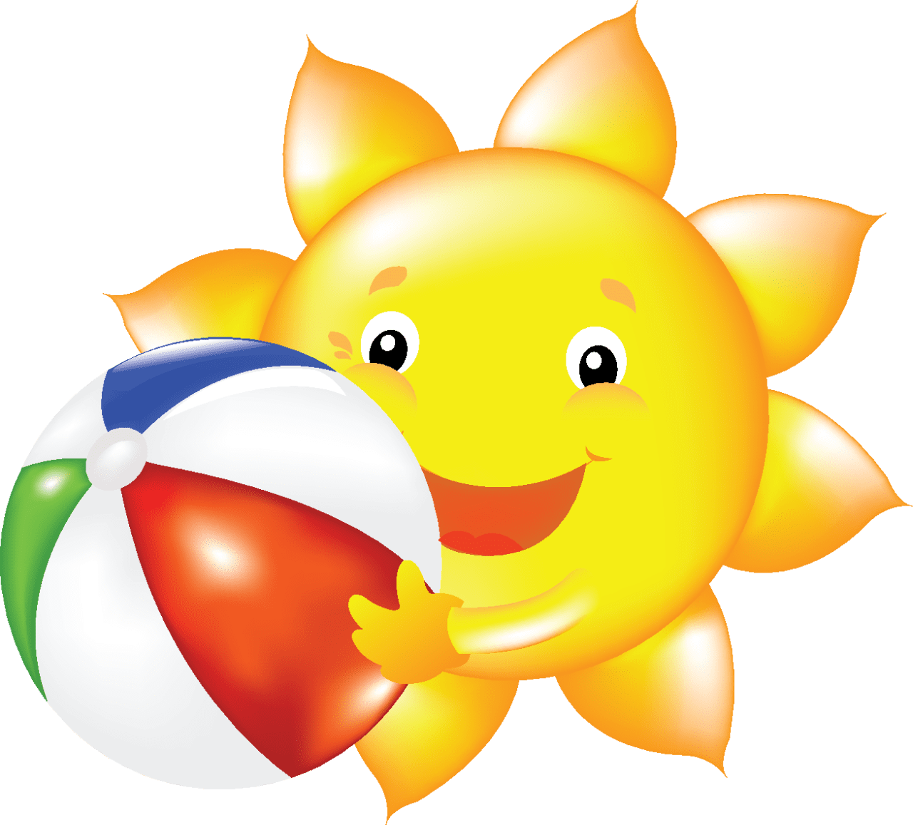 Sun pin page clipart free