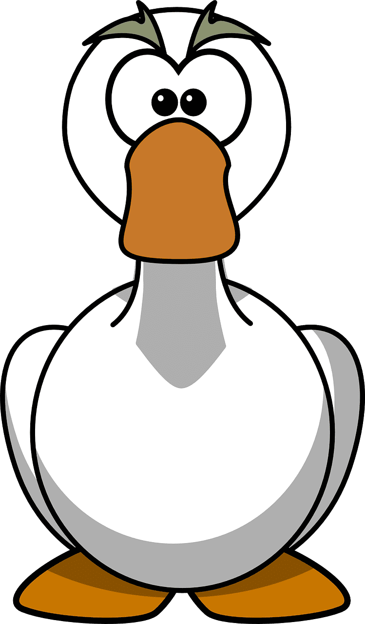 Duck ly side of sadness challenging clipart background