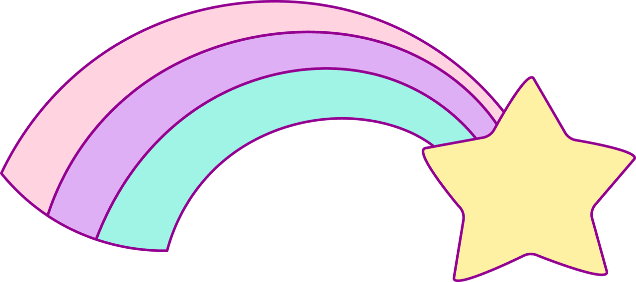 Rainbow pin page clipart clip art