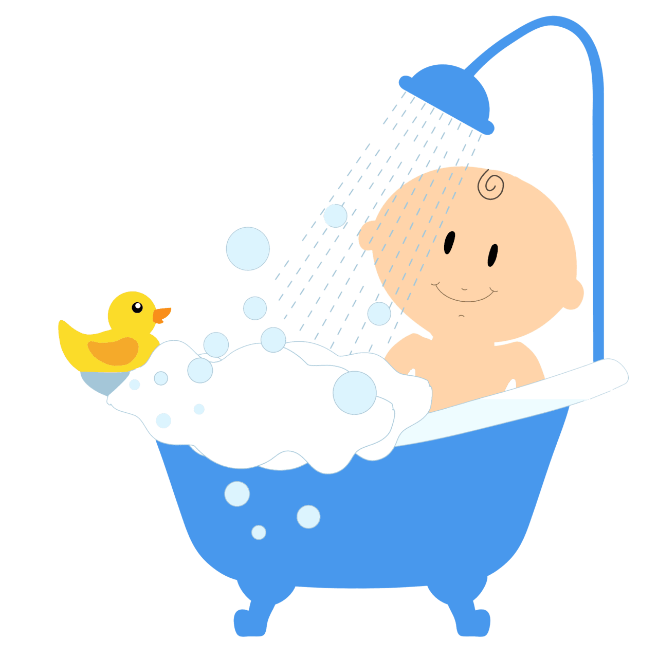 Baby take bath clipart huge bie for powerpoint presentation berserk image