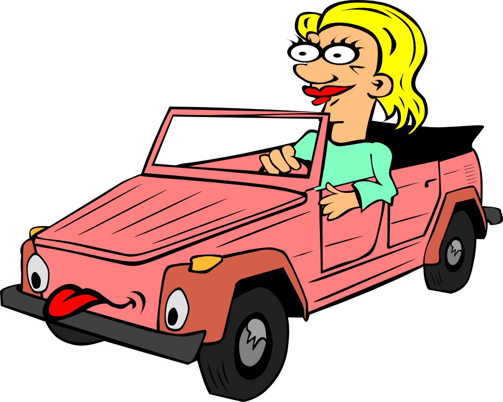 Car driv clipart vector