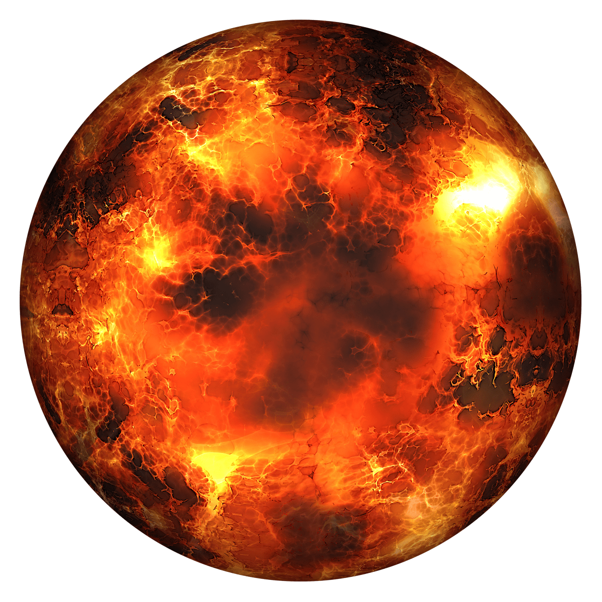 Earth globe burning clipart vector