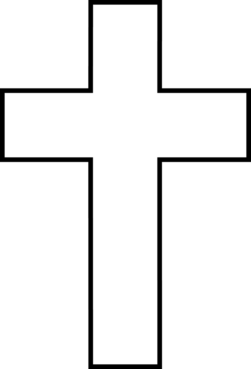 Cross pin page clipart photo