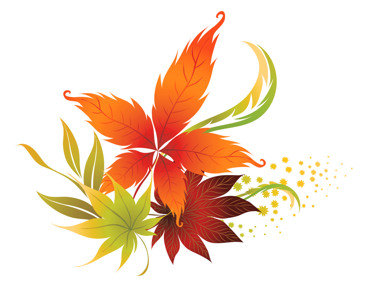 Thanksgiving fall leaves leaf clipart no background images