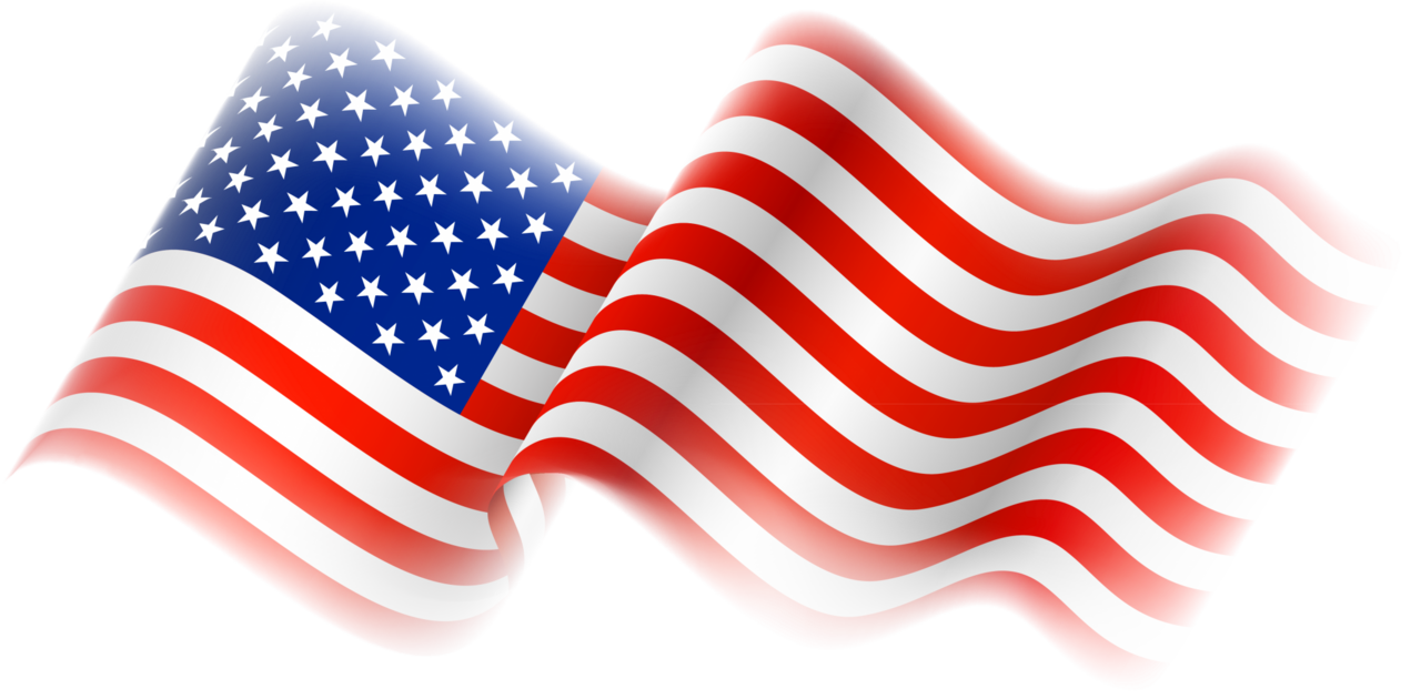 American flag cool clipart background