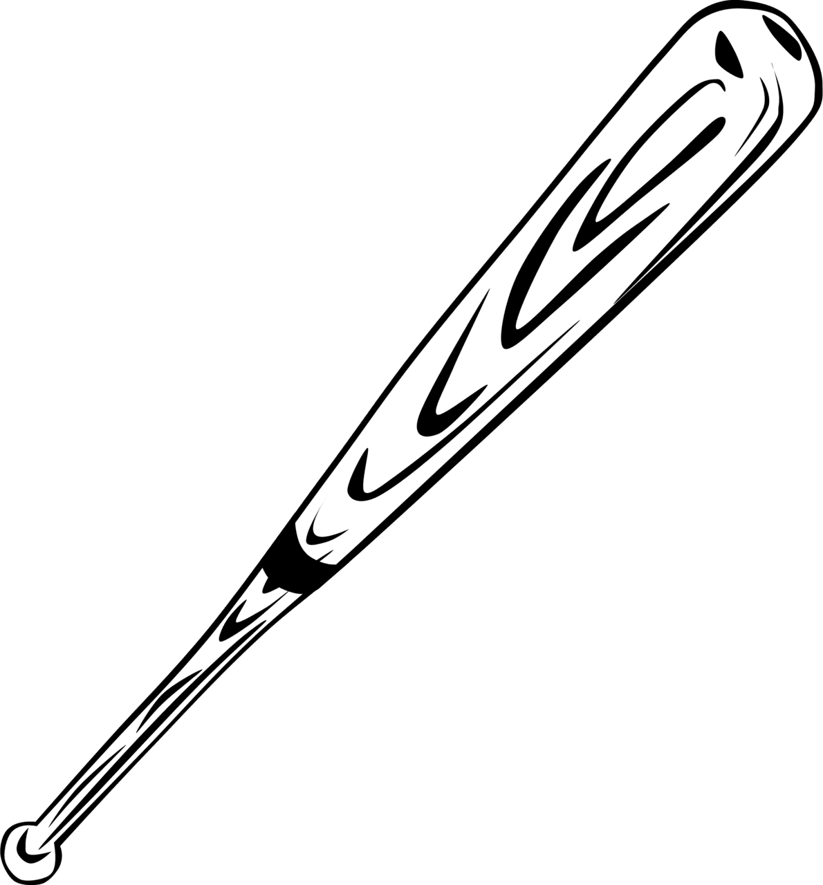 Baseball bat clipart free