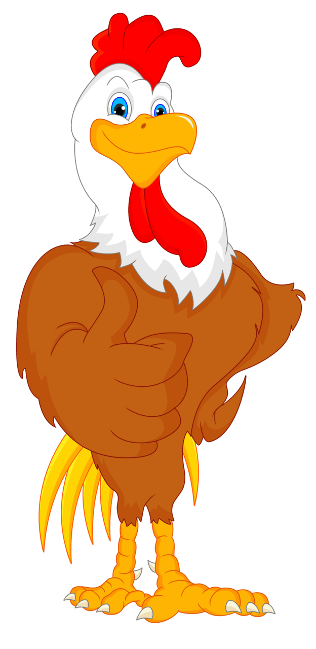 Chicken pin page clipart clip art