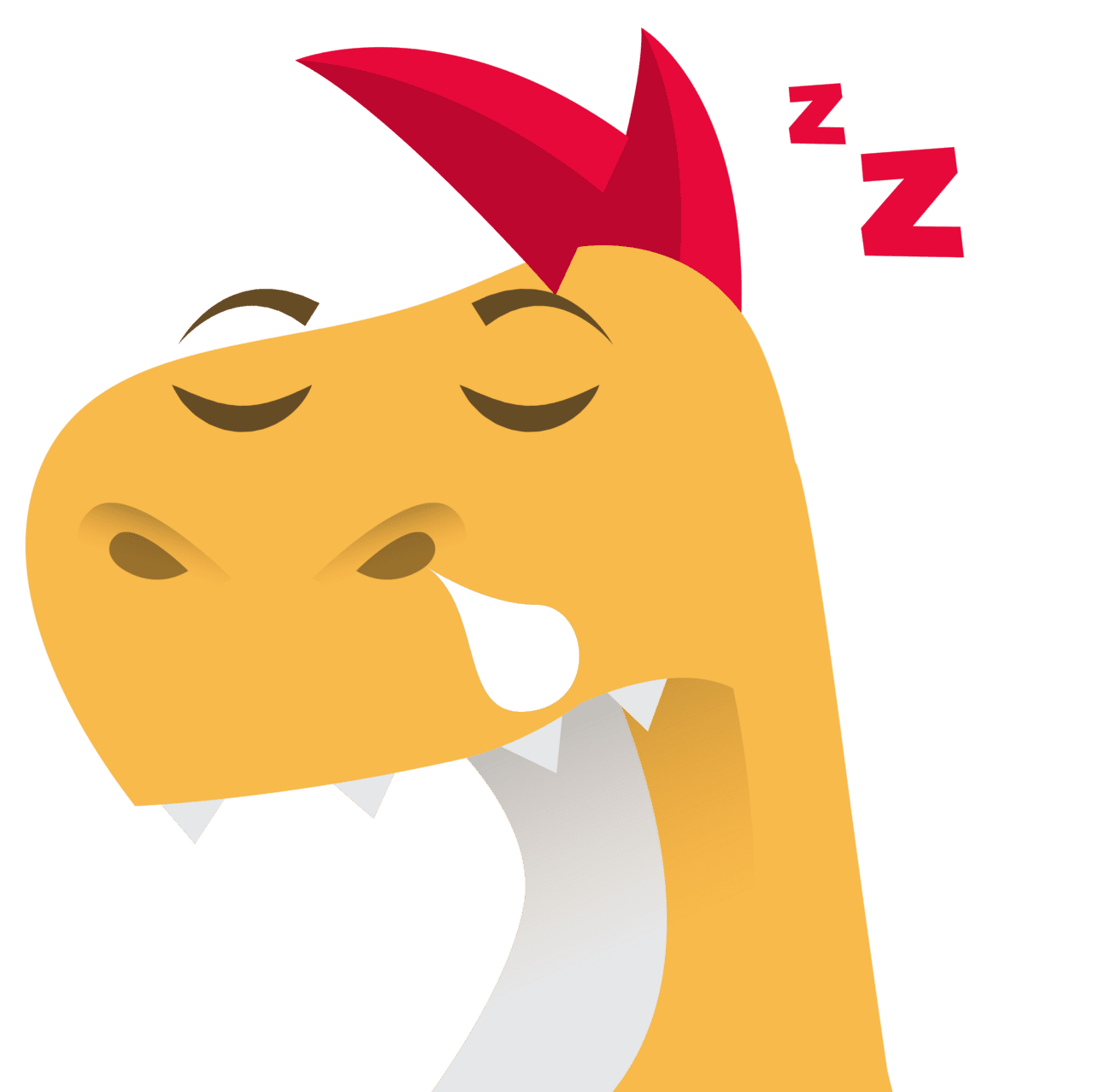 Dinosaur sleepy dino clipart transparent