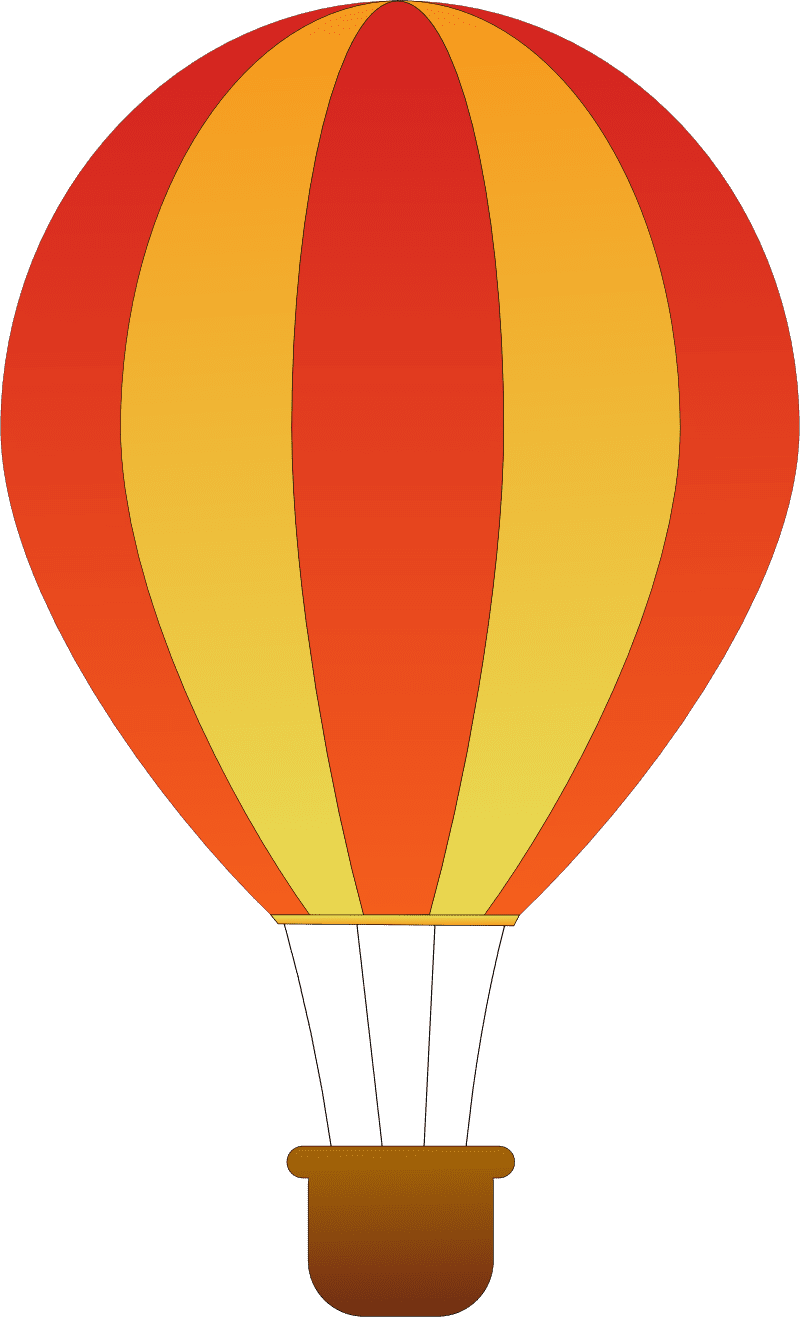 Hot air balloon clipart panda images