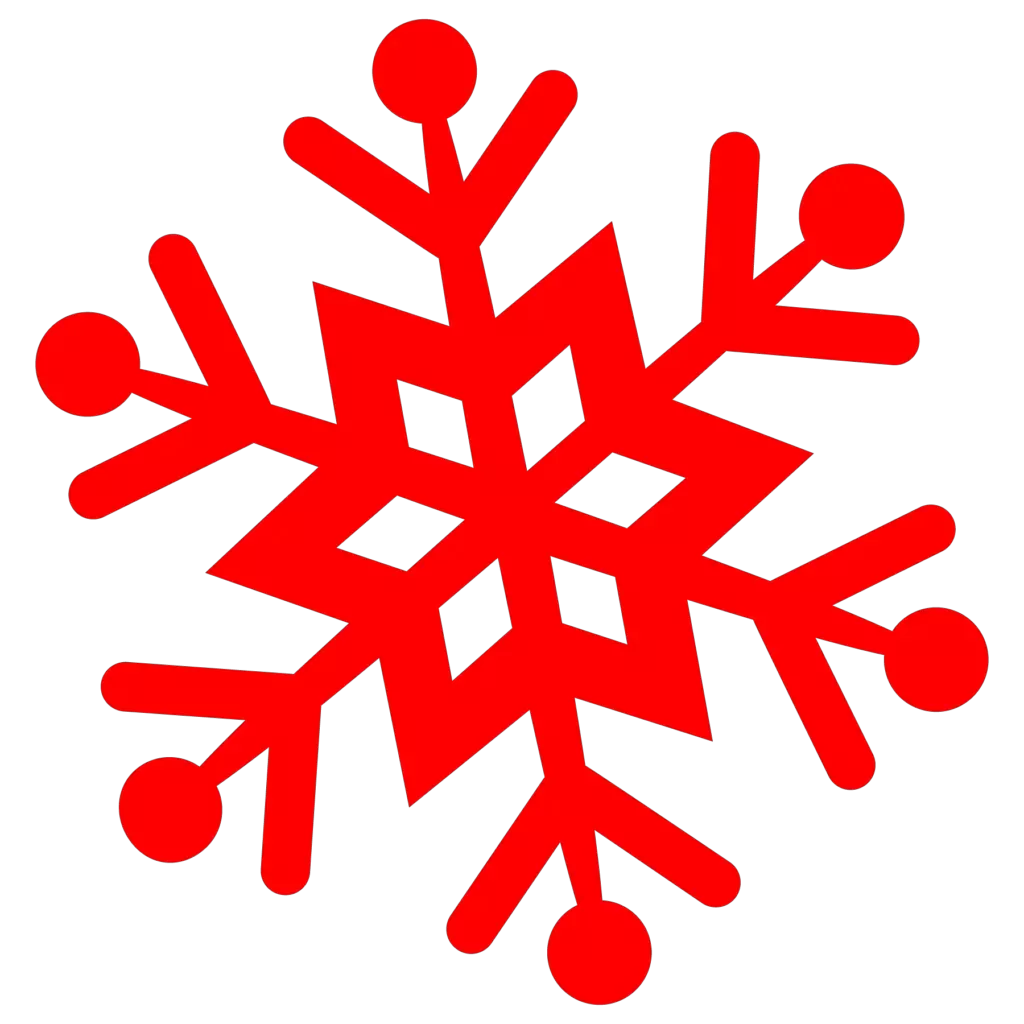 Snowflake feliz navidad cake topper stickers banderines gratis clipart clip art