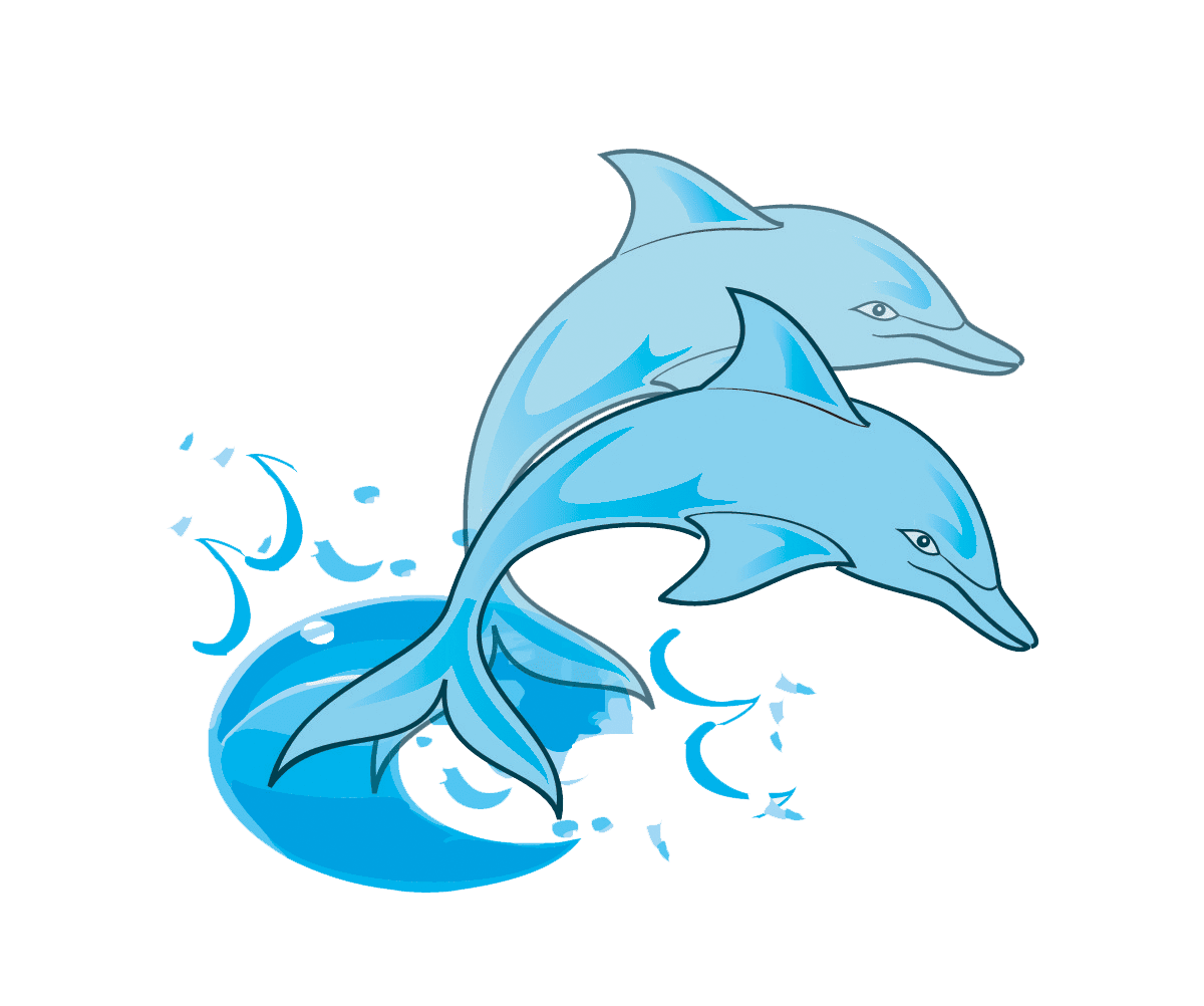 Beach dolphin cliparts images clipart library