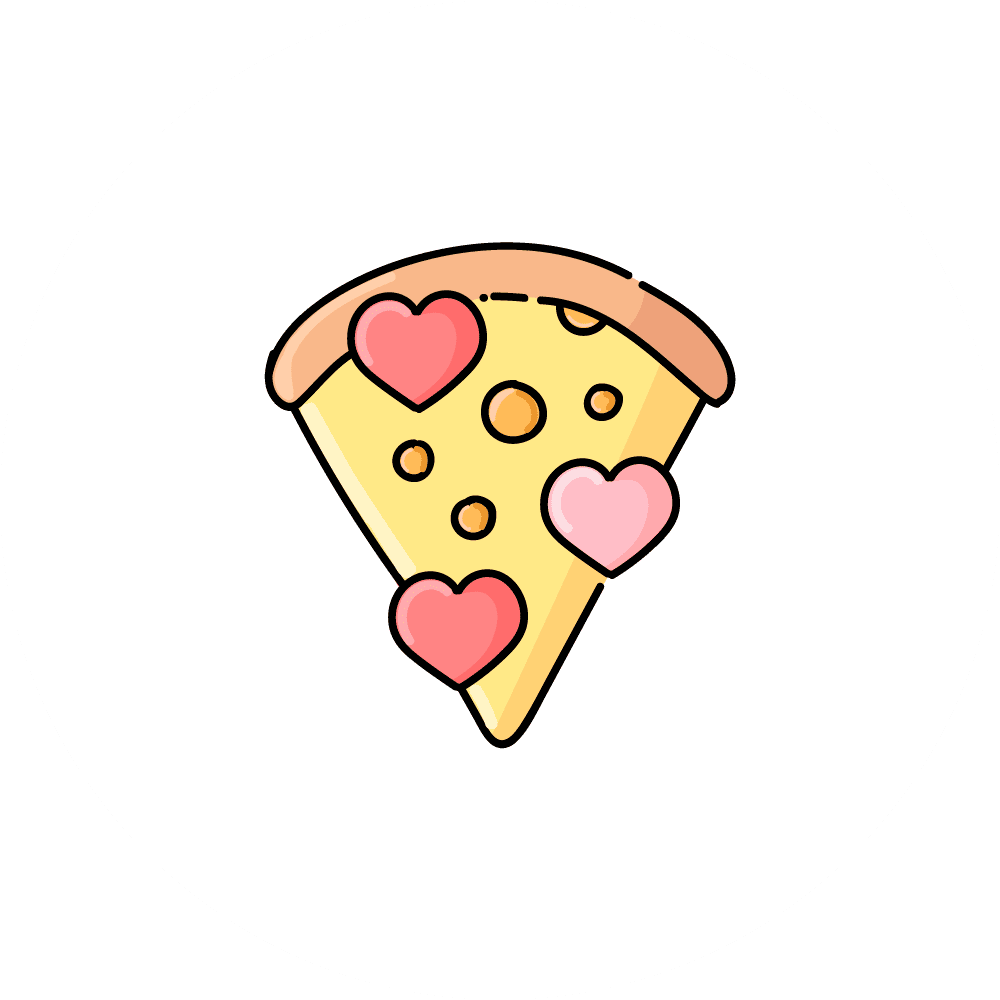 Pizza vectorset vector clipart