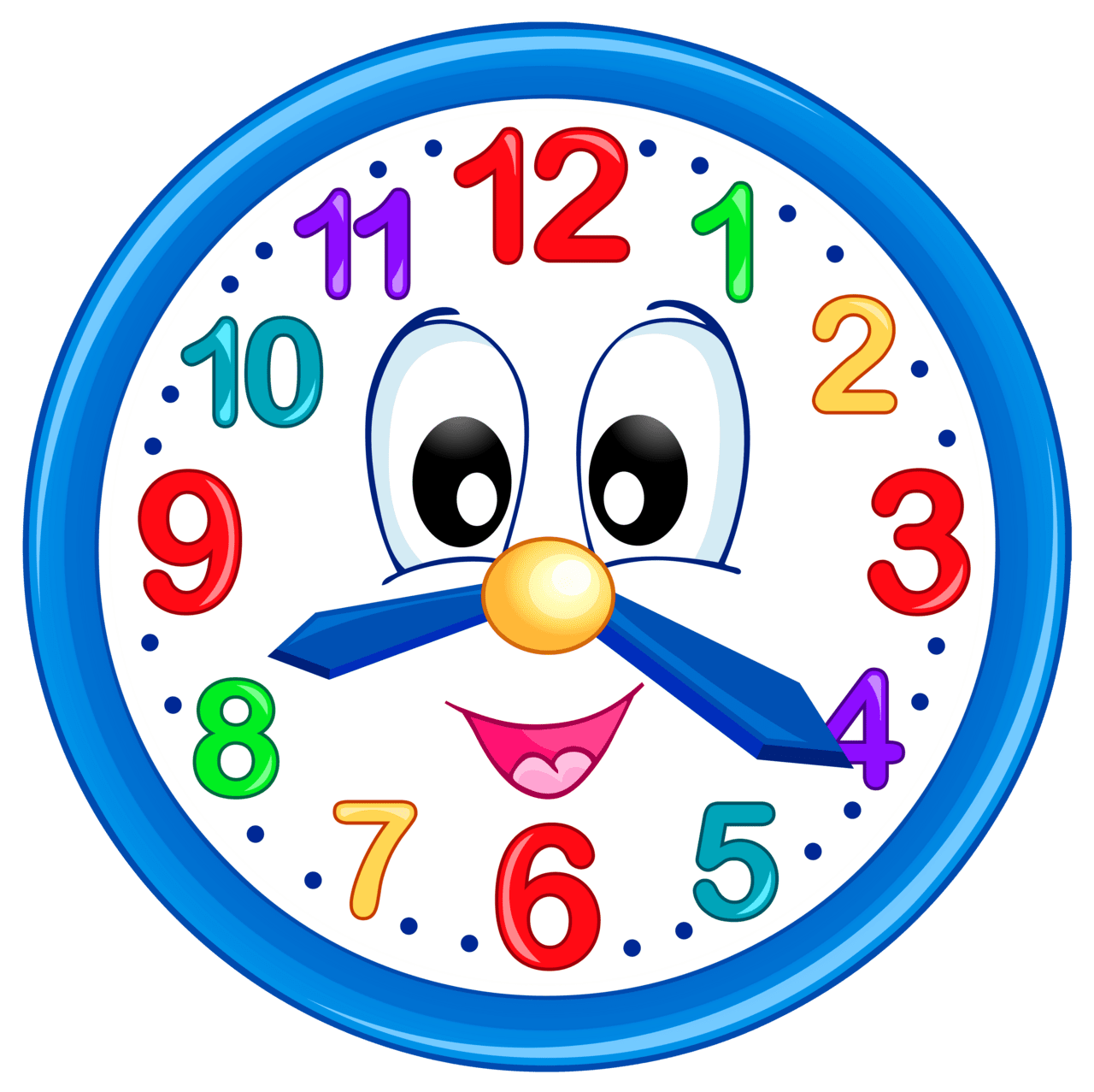 Clock pin page clipart clip art