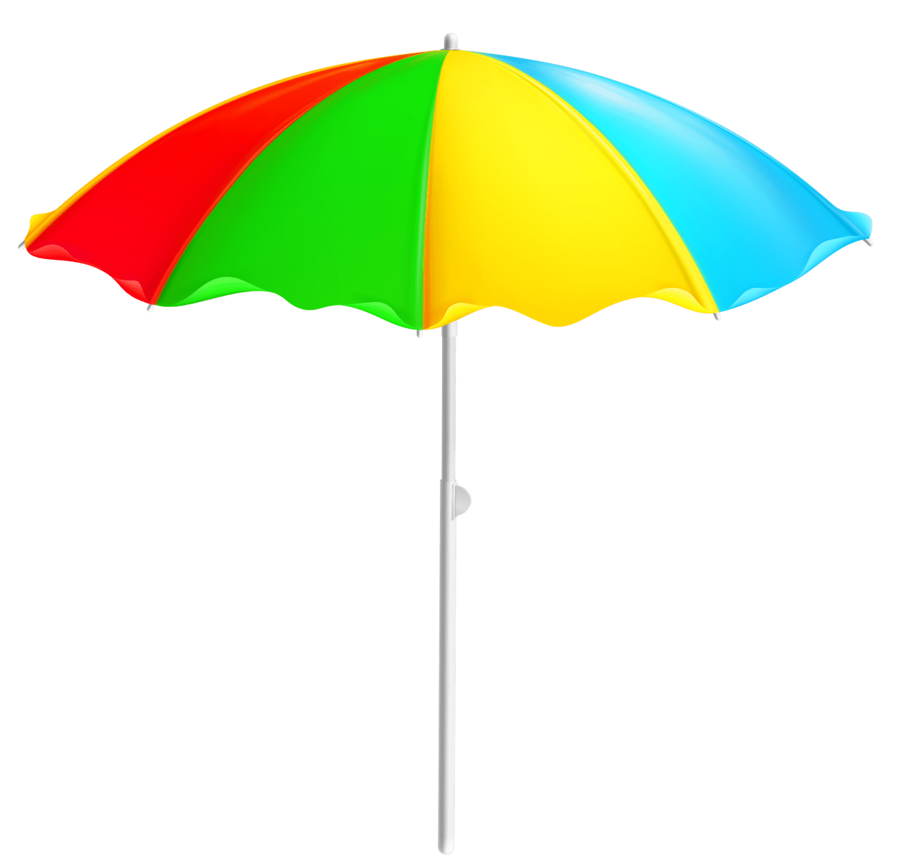 Colorful beach umbrella clipart clip art