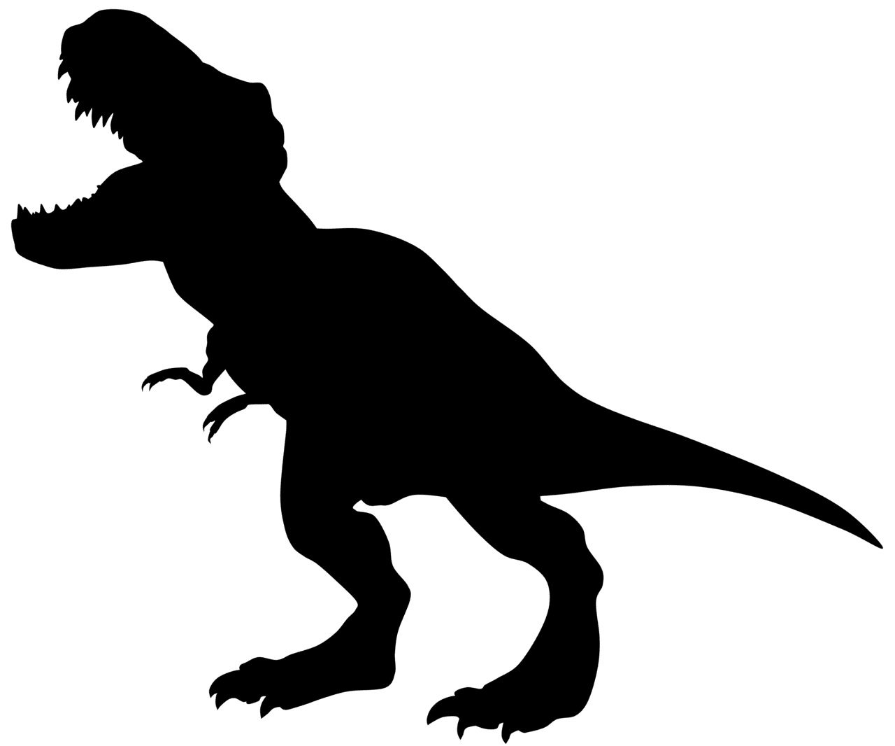 Dinosaur silhouette clipart best photo