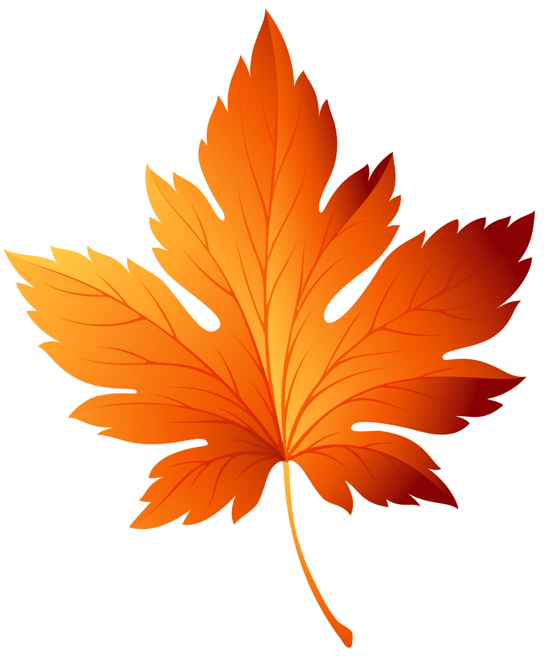 Clipart fall leaf free