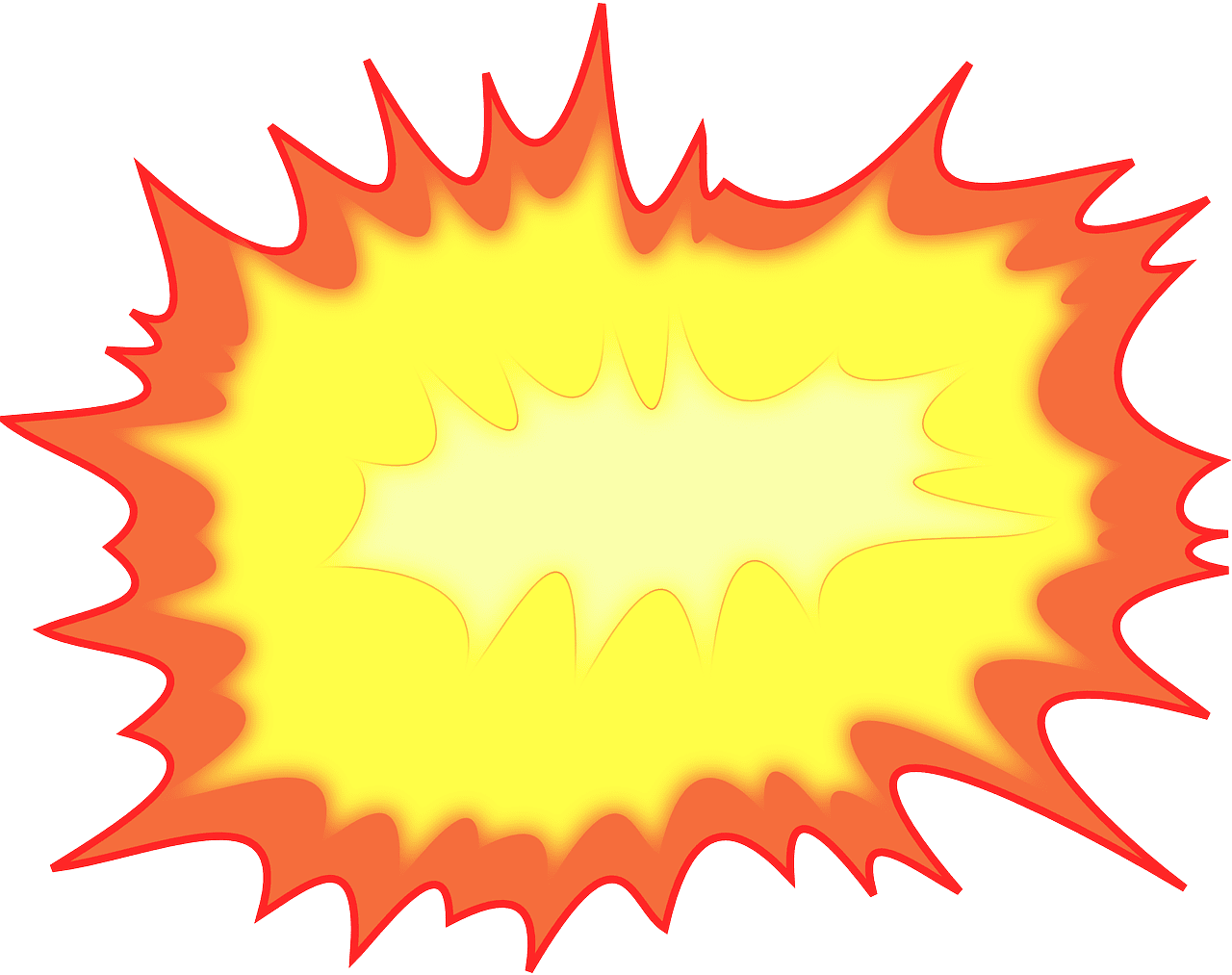 Burst explosion fire vector graphic clipart