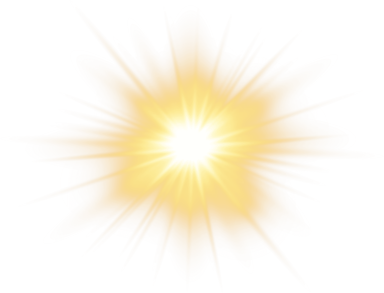 Sun effect clipart image