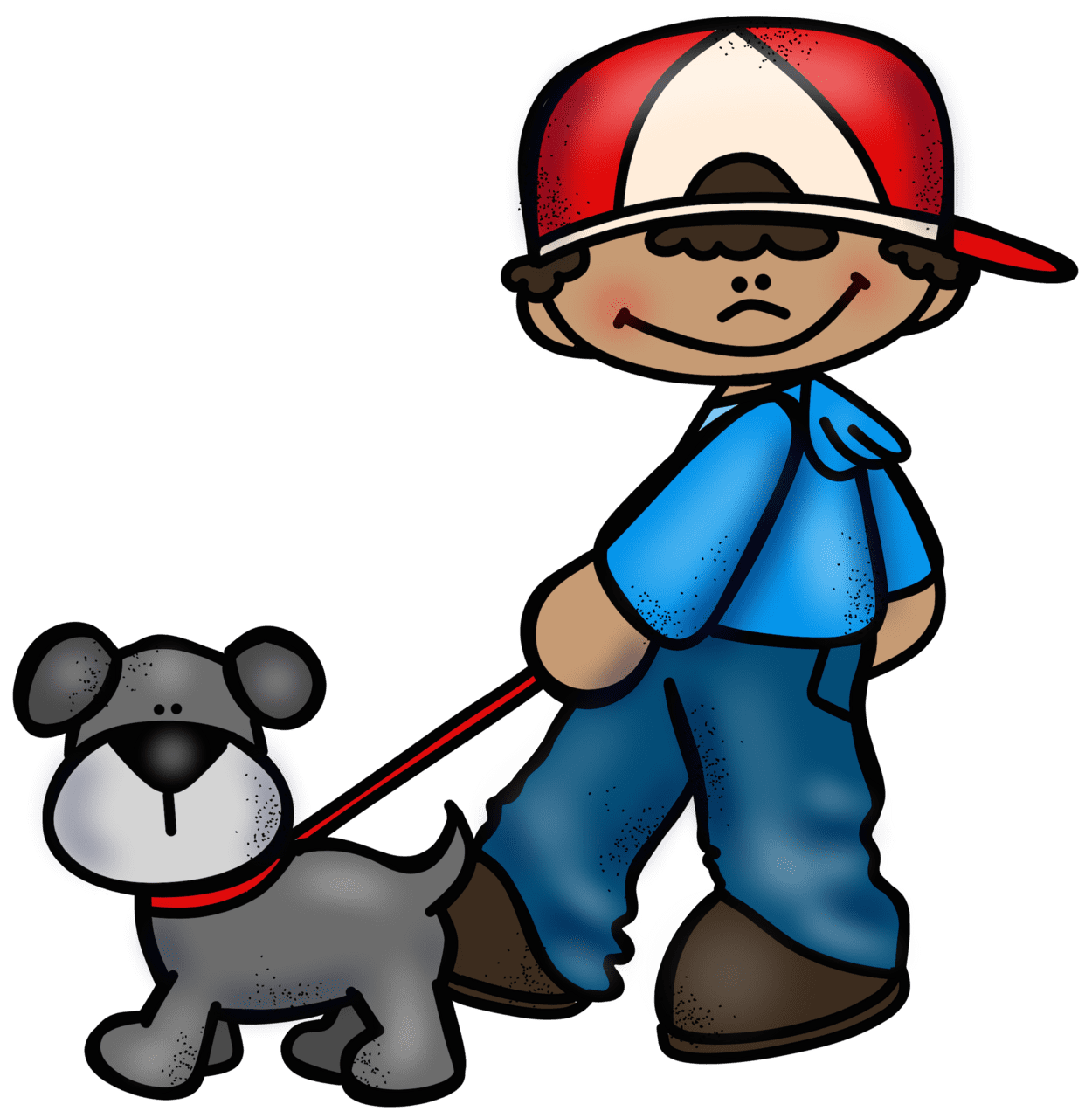 Dog pin page clipart vector