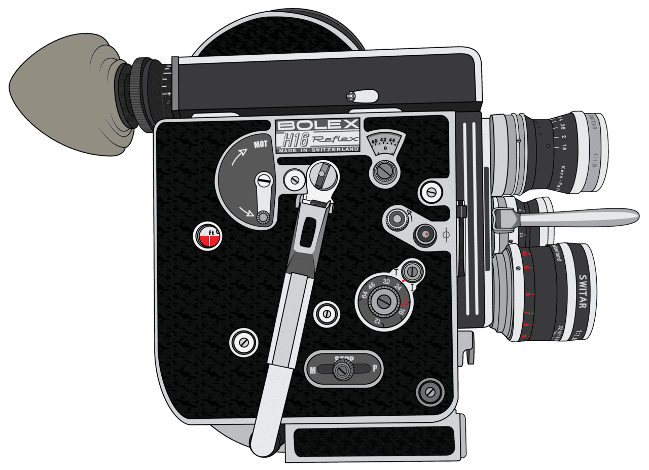 Camera pin page clipart image