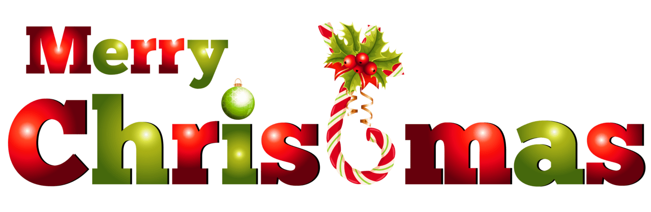 Merry christmas text images all clipart