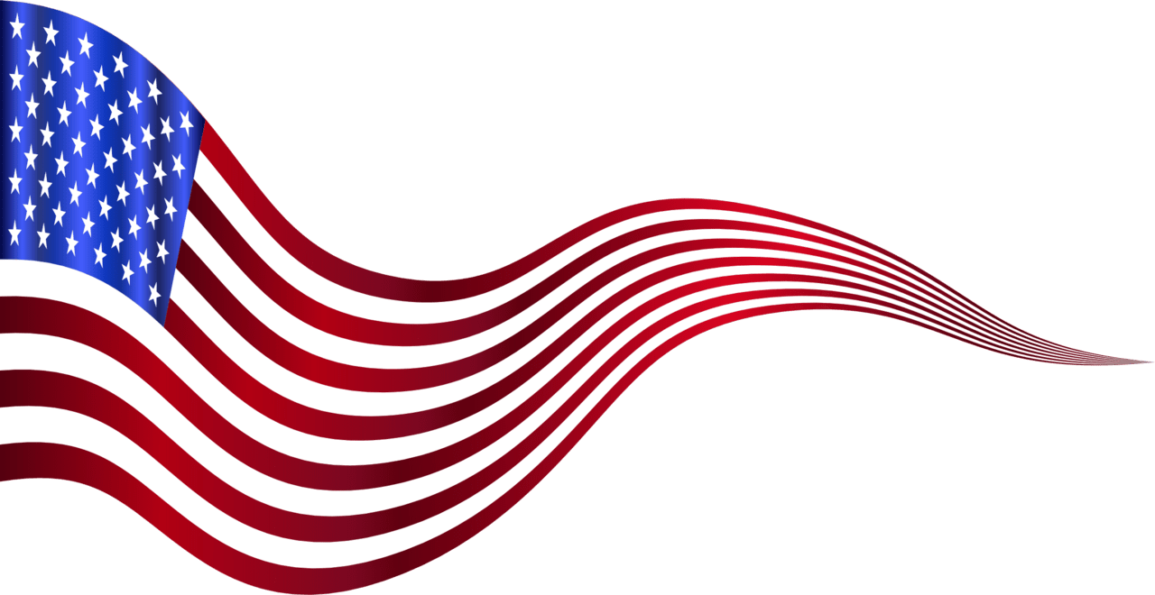 American flag pin page clipart transparent