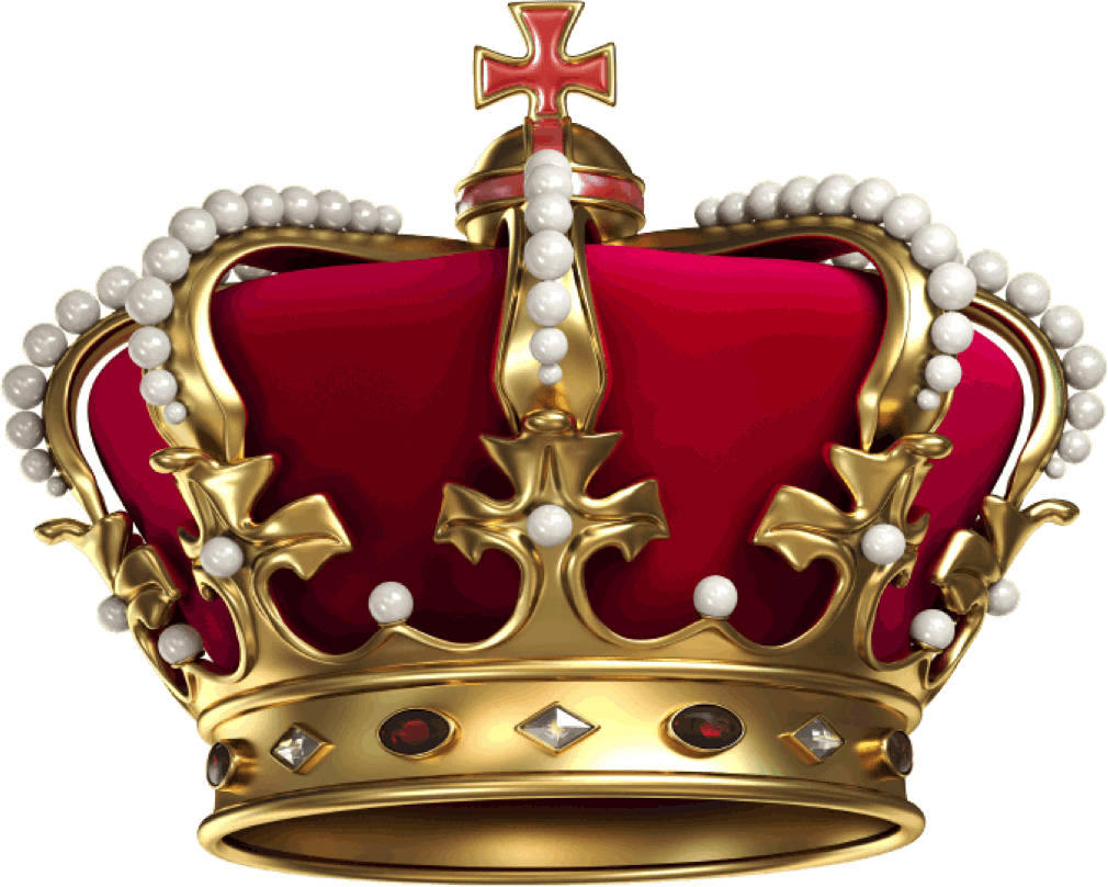 Gold crown korona clipart free