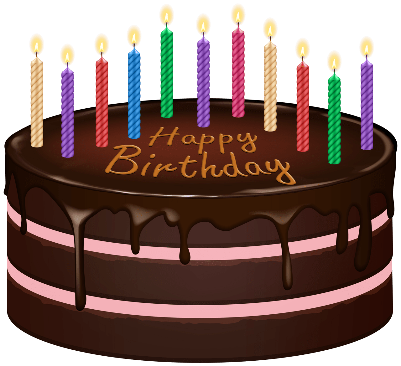 Happy birthday cake clipart free 2