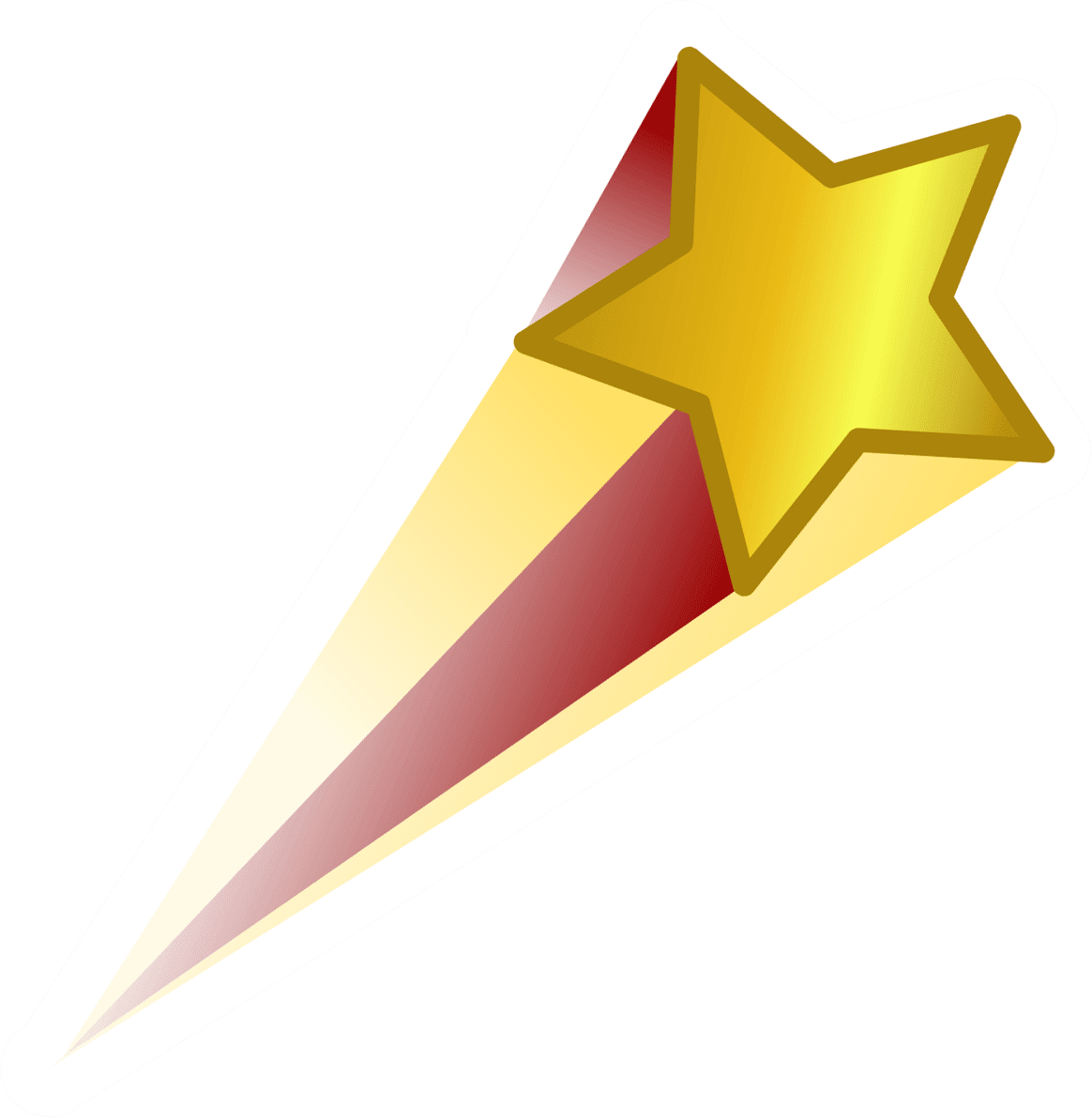 Gold star image for clipart